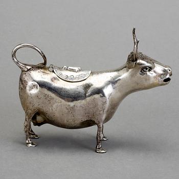GRÄDDSNIPA, silver, otydliga utländska stämplar,1900-tal. Vikt 125 g.