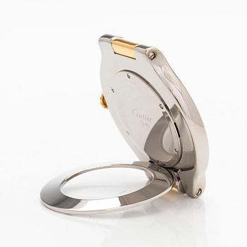 Cartier, Must 21, alarm clock, 56 mm.