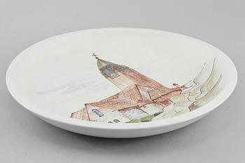 FAT, stengods, Oskar Dahl, Rörstrand, numrerad 166, omkring 1900-talets mitt.