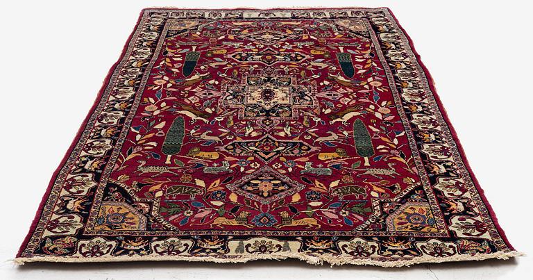 Matta, antik Khorasan, östra Persien, ca 234 x 134 cm.