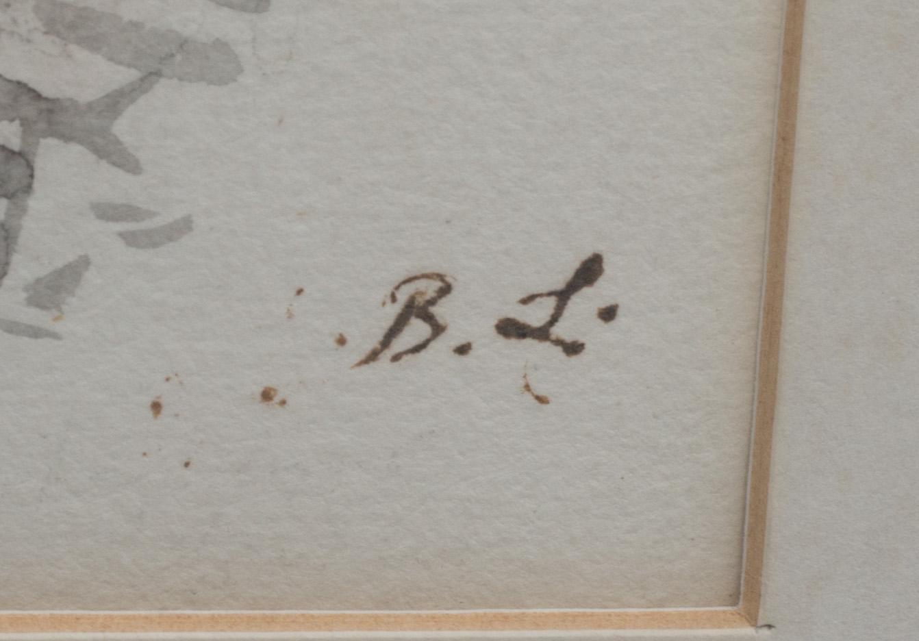 BRUNO LILJEFORS, akvarell, monogramsignerad.