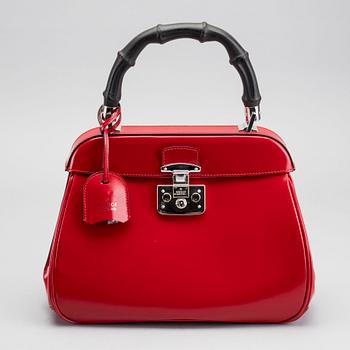 GUCCI, "Calfskin Bambu Medium Lady Lock Top Handle", väska.