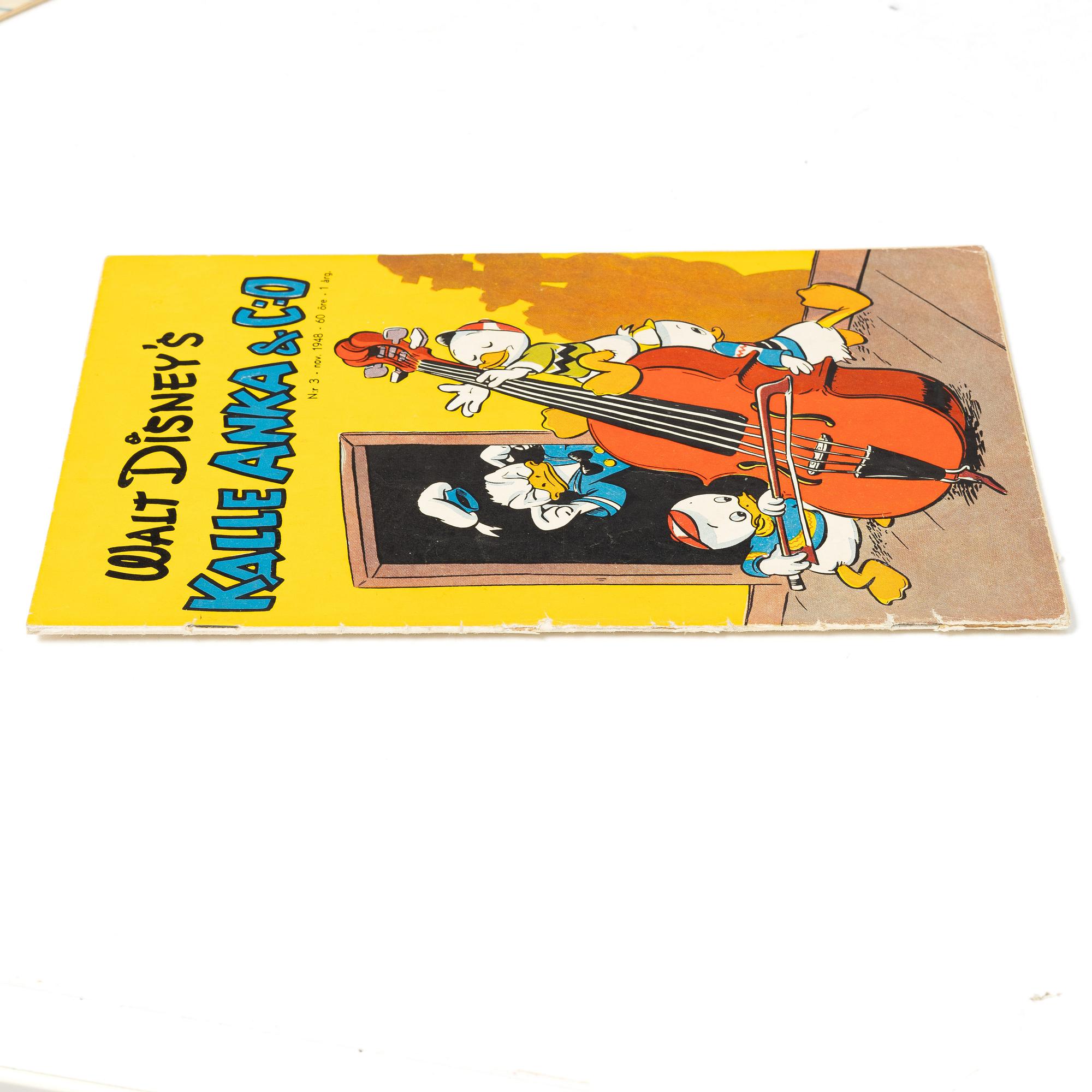 Comic book, Kalle Anka & Co, no. 3, 1948.