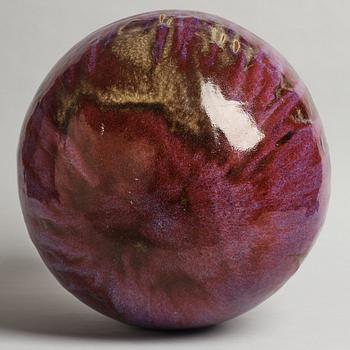 ULLA & GUSTAV KRAITZ, a stoneware "Sphere" sculpture, Fogdarp, Förslöv, Sweden.