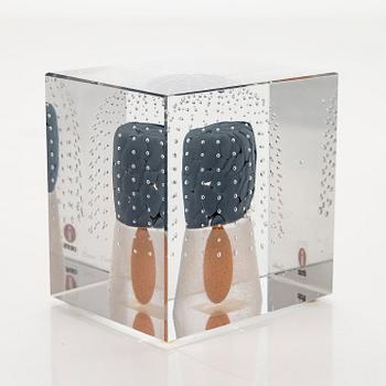 Oiva Toikka, vuosikuutio, signeerattu Oiva Toikka, 123/2000. Nuutajärvi 2013.