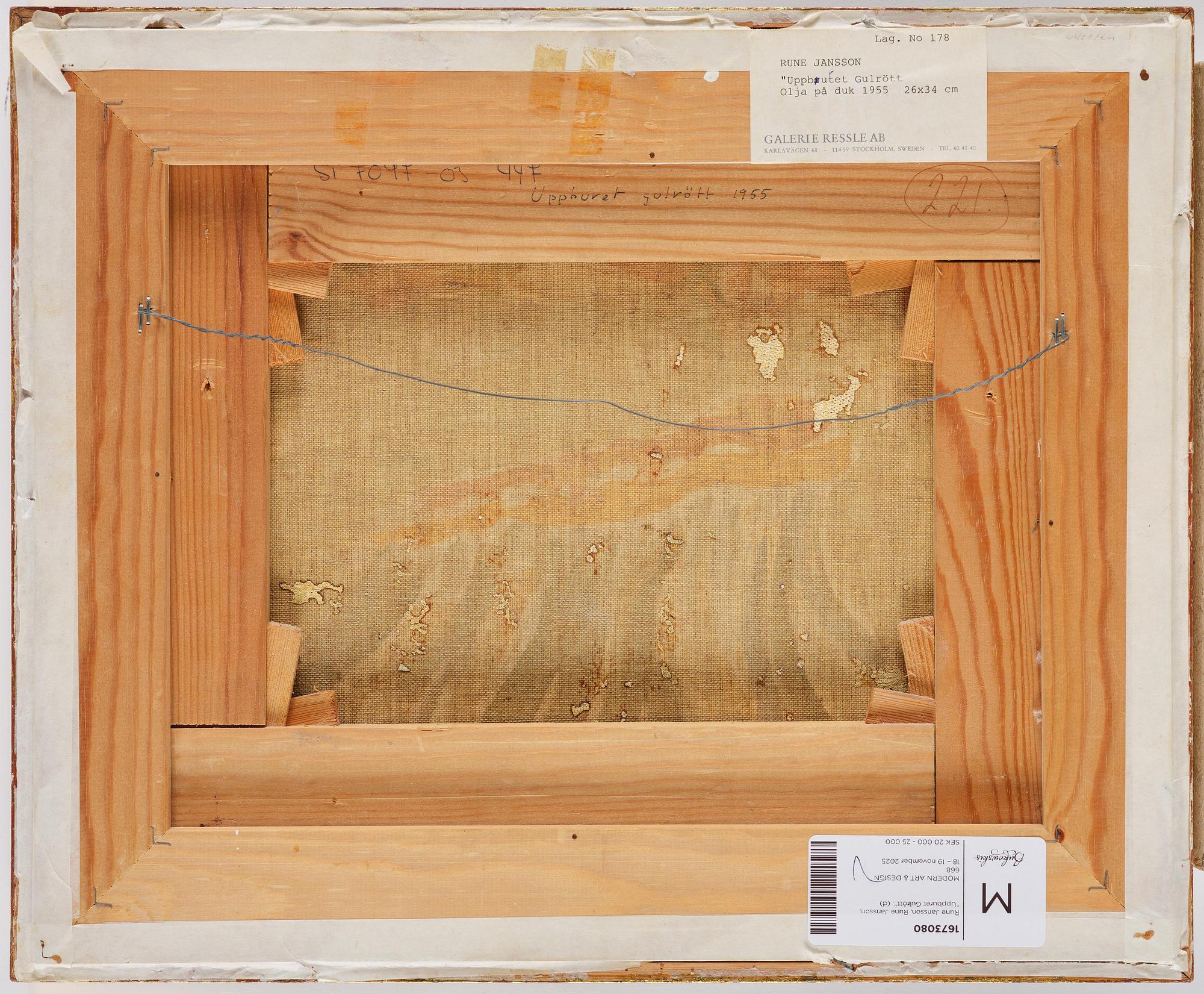 Rune Jansson, "Uppburet gulrött".