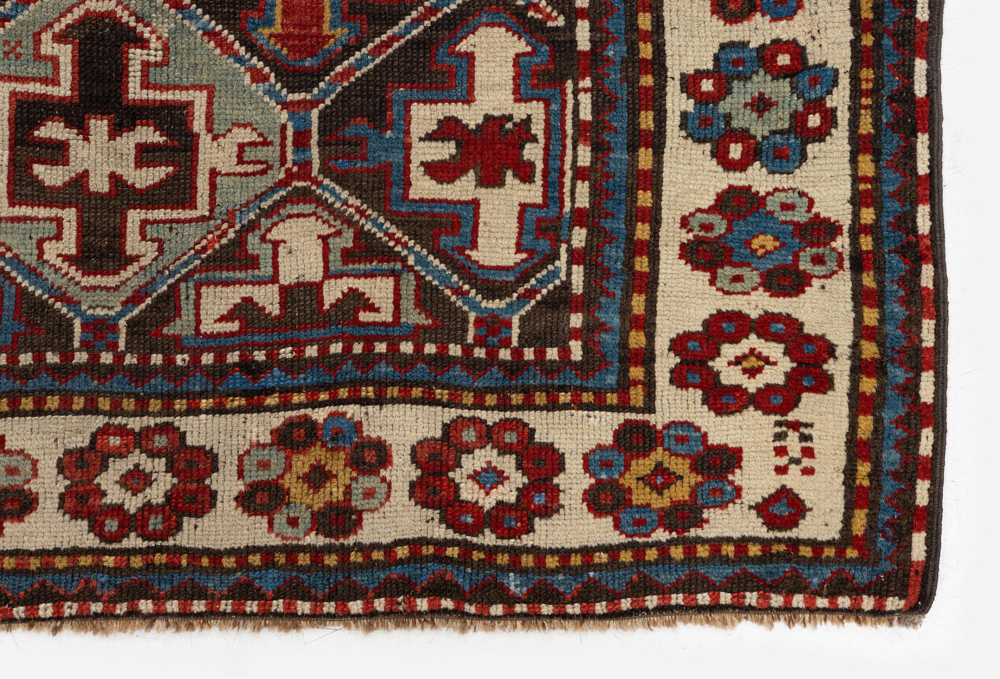 An antique Karabagh rug, south Caucasus, c. 210 x 118 cm.