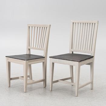 Chairs, 8 + 1, similar, Swedish "Åsberg chairs".