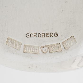 Bertel Gardberg, A silver and rosewood sauce jug, Eino Westerback, Helsinki, 1959.