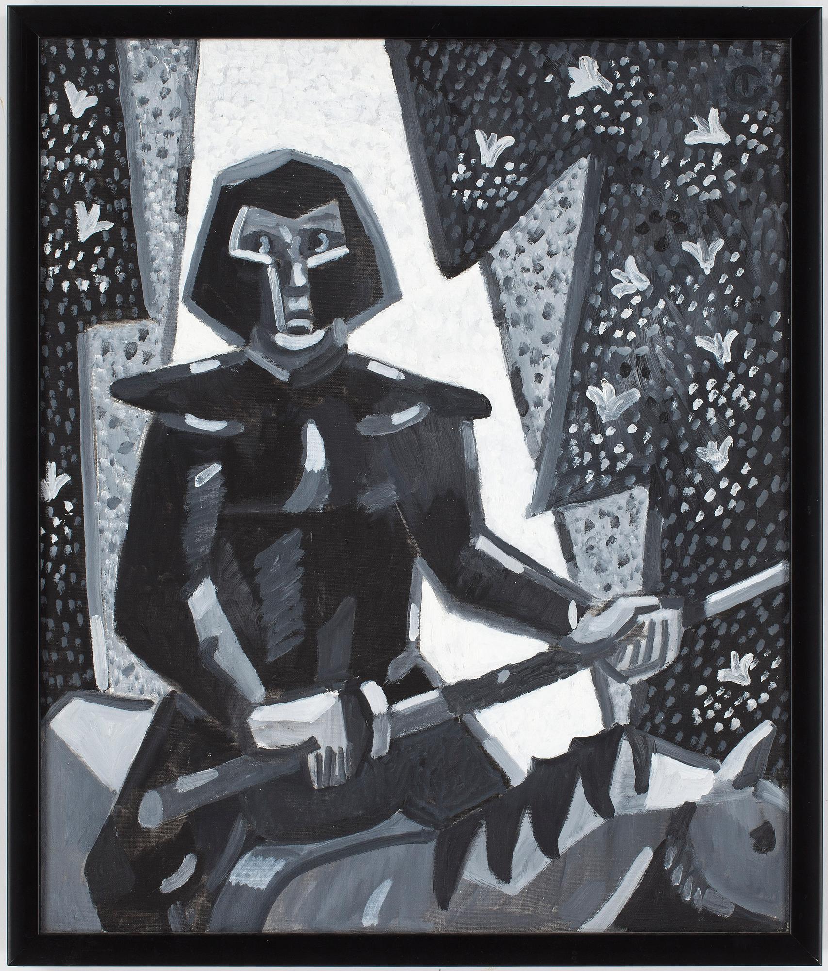 IVAN GRÜNEWALD, olja på duk, monogramsignerad, 1978.