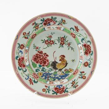 Plate China 18th century porcelain.