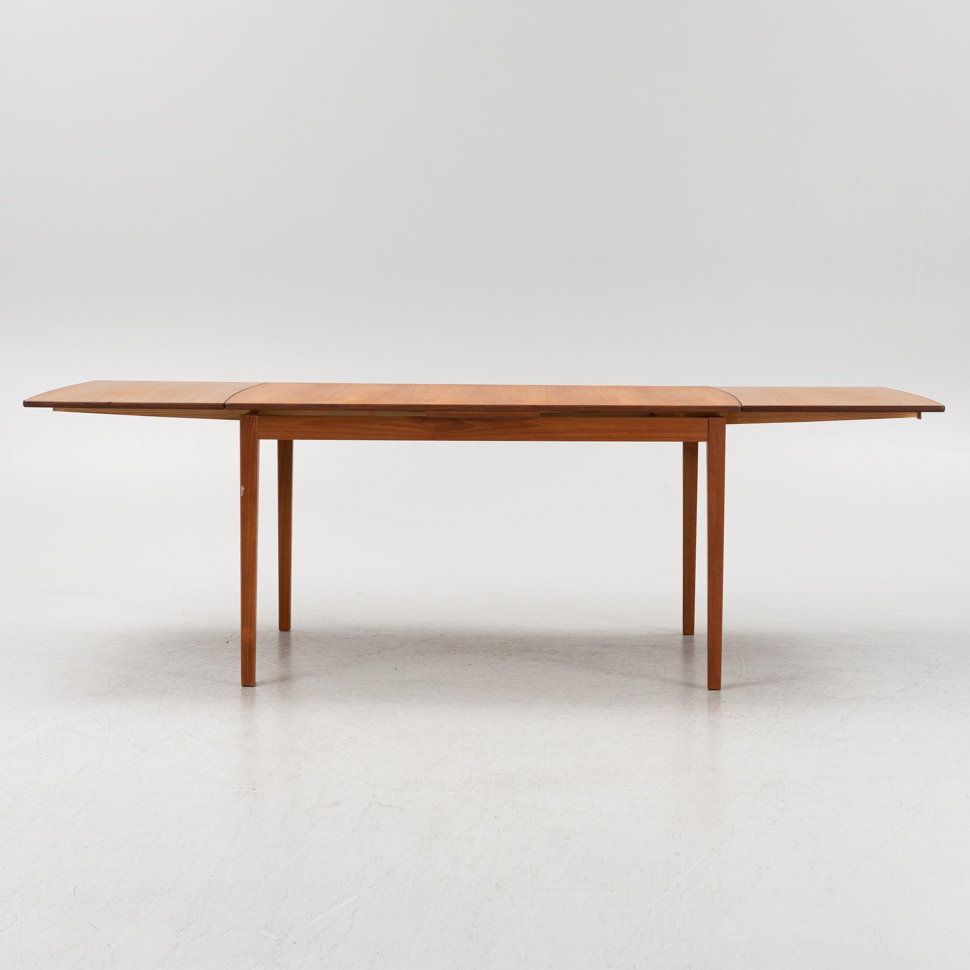 Matbord, 1900-talets mitt.