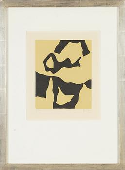Jean Arp, a lithograph in colour, signed and numbered 9/10.