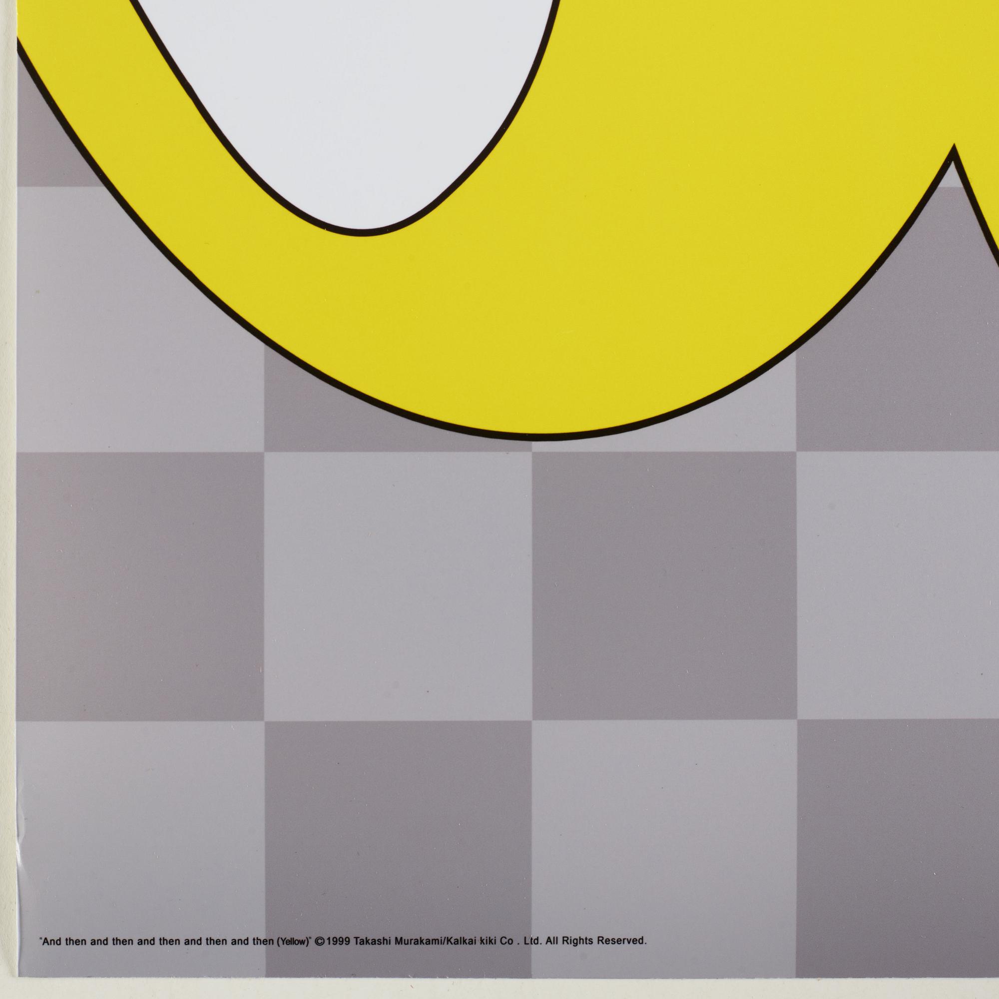 Takashi Murakami, "And then and then and then and then and then (yellow)".