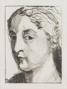 Kuutti Lavonen, etsaus, signeerattu ja päivätty 2013, numeritu 33/60.