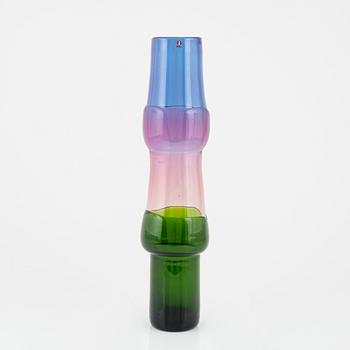Oiva Toikka, vase, 'Bamboo', Ittala, signed and numbered 88/100.