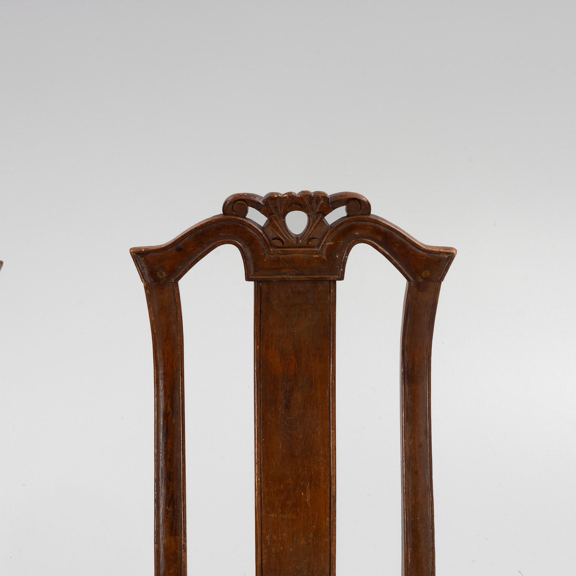 Stolar, ett par, barock, 1700-tal.