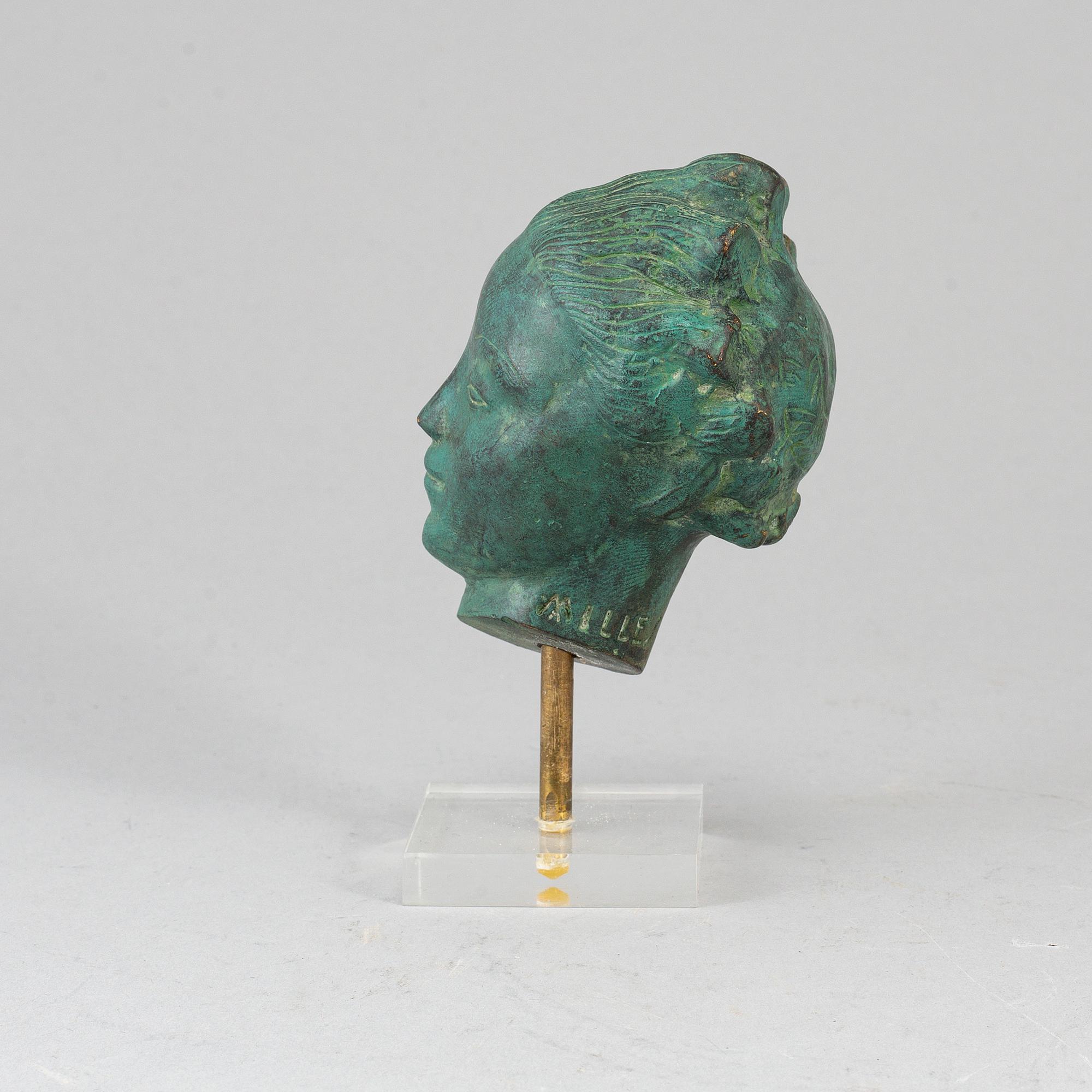 CARL MILLES, efter, skulptur, brons, märkt Millesgården.