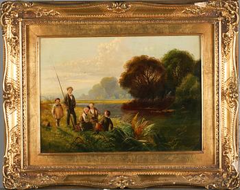 HENRY JOHN BODDINGTON, olja på pannå, signerad och daterad 1859.