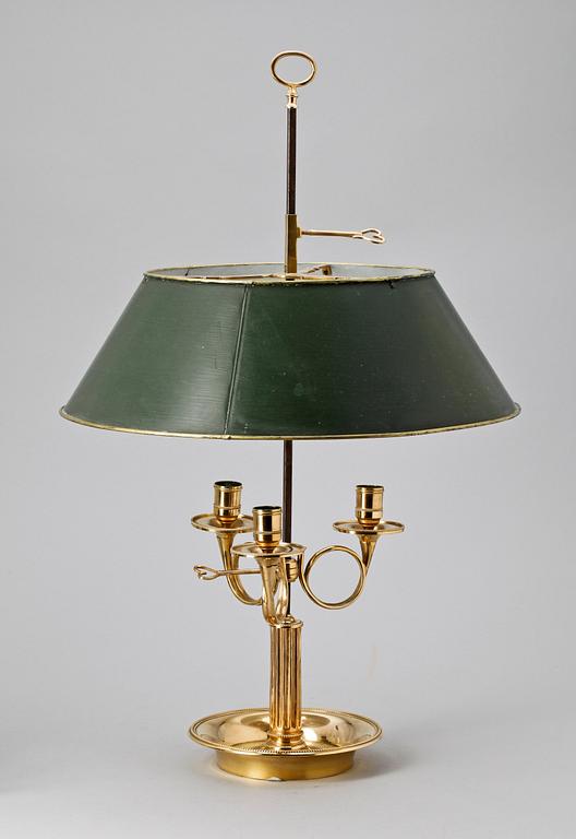 BOUILLOTTELAMPA, empirestil, 1900-tal.