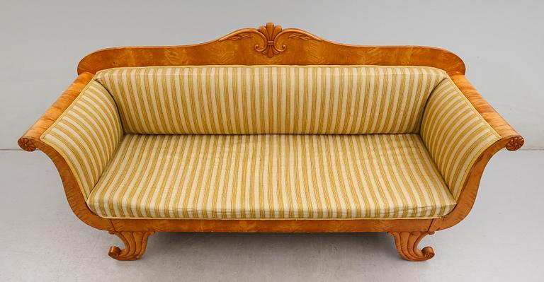 SOFFA, senempire, 1800-talets mitt.