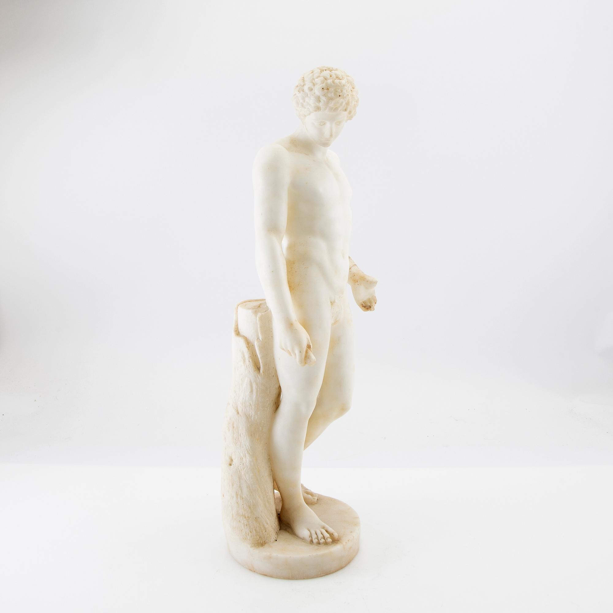 Sculpture after an antique prototype "Antinous".