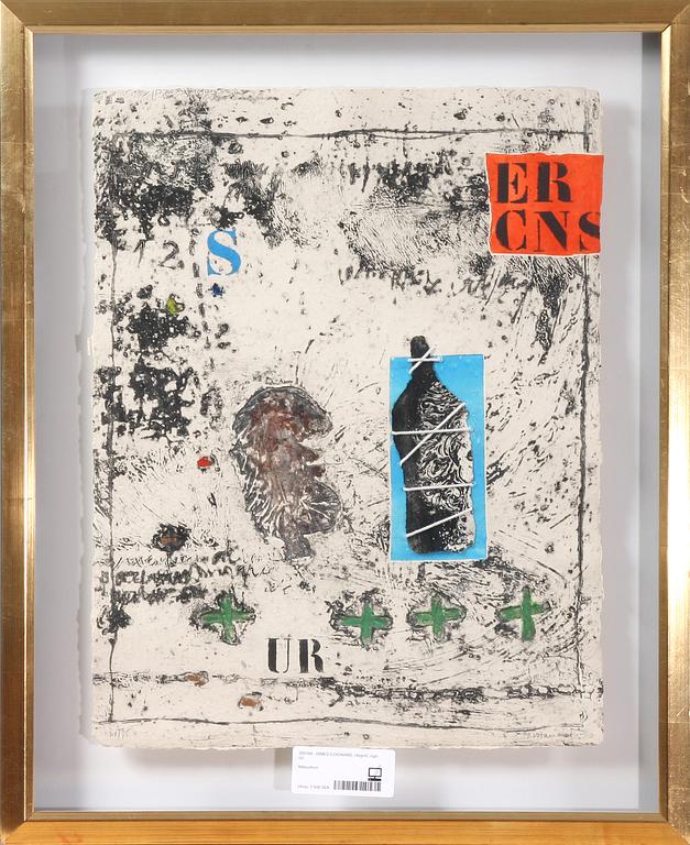 JAMES COIGNARD, carborundumetsning, sign och numr 40/75.