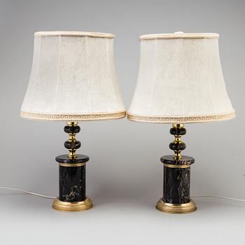 A pair of Nafa table lights, 1960's/70's.