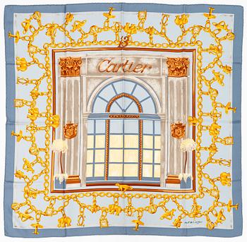 Cartier, scarf.