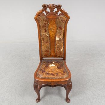 A late Baroque Dutch/English chair, 18th ct.