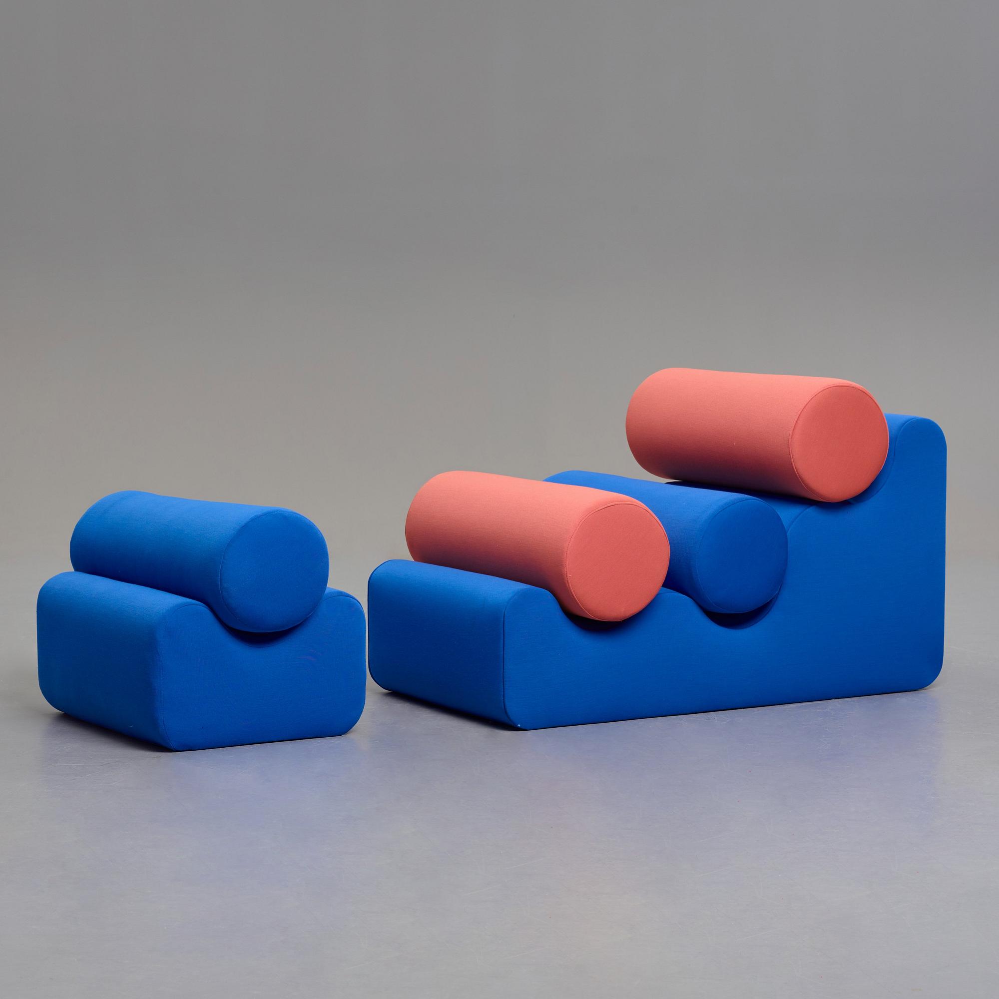 OWL, "La Pepino" fåtölj med fotpall, unikt i samarbete med Arranging Things 2019.