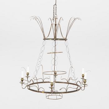 A 20th century chandelier.