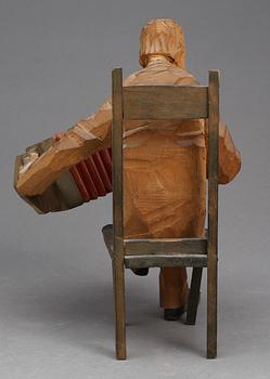 AXEL PETERSSON DÖDERHULTARN, skulptur, signerad.