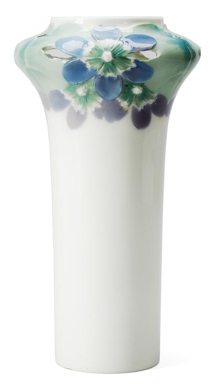 A Mela Anderberg Art Nouveau porcelain vase, Rörstrand circa 1900.