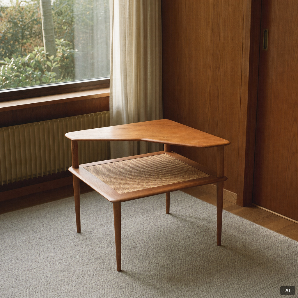 Peter Hvidt & Orla Mølgaard Nielsen, coffee table, “Minerva”, France & Son, Denmark, 1960s.