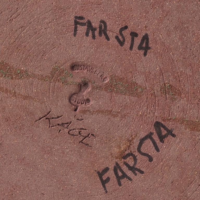 Wilhelm Kåge, a "Farsta" stoneware jar, Gustavsberg studio, Sweden 1959.