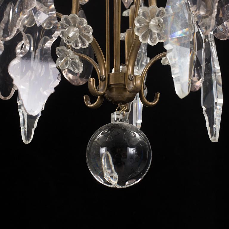 A second half of the 20th century rococo style ceiling light.