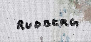 GUSTAV RUDBERG, olja på duk, sign.