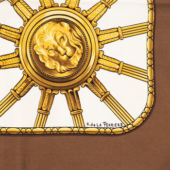 Hermès, scarf, "Coach".