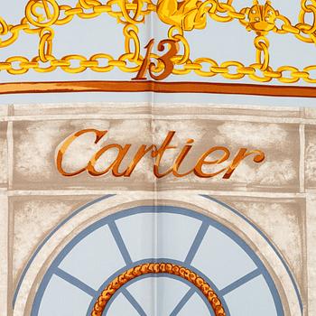 Cartier, scarf.