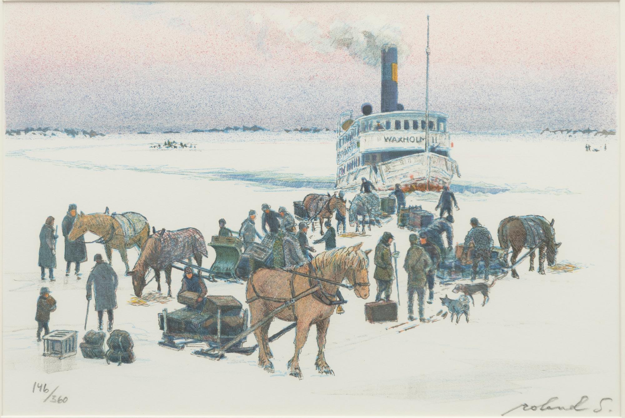 Roland Svensson, "Möte på isen".