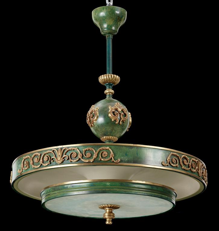 TAKLAMPA, 1930/40-tal. H 70.