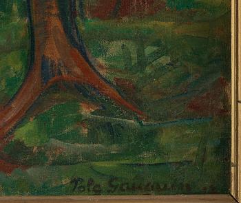 POLA GAUGUIN, olja på duk, signerad och daterad -12?.