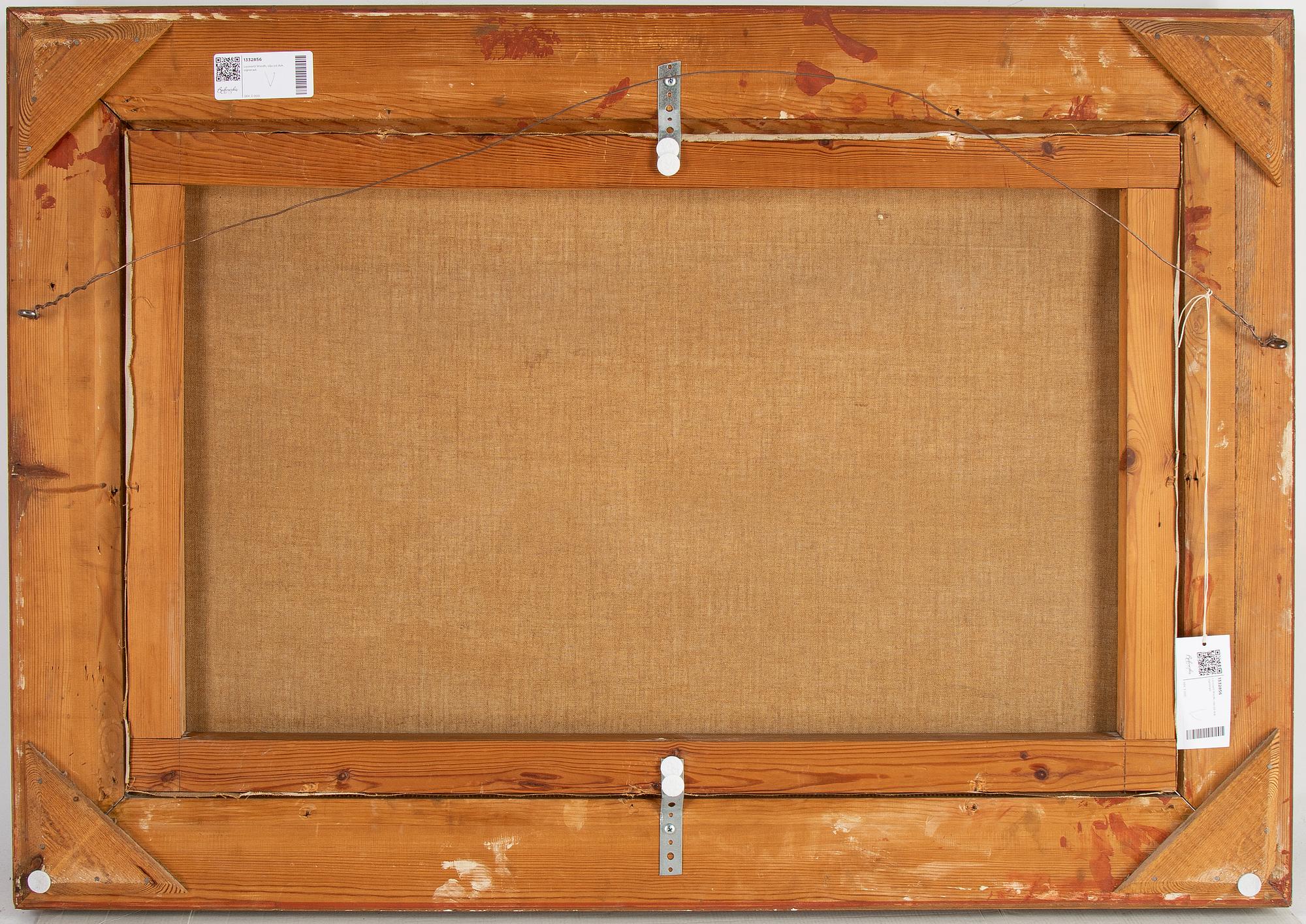 Leonard Wiedh, oil on canvas, signed.