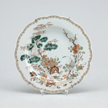 TALLRIK, porslin, Kina, Qianlong (1736-1795).