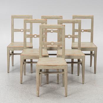 Chairs, 6 pcs, early 20th century.