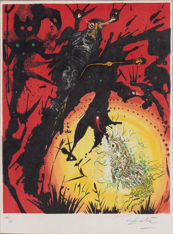 Salvador Dalí, "The Toad", from H C Andersen's Fairy Tales.