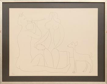 Pablo Picasso,  ur "Mes dessin d'Antibes" 1958.