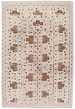 22. MATTA. "Skvattram". Reliefflossa. 312 x 205,5 cm. Signerad AB MMF (AB Märta Måås-Fjetterström).