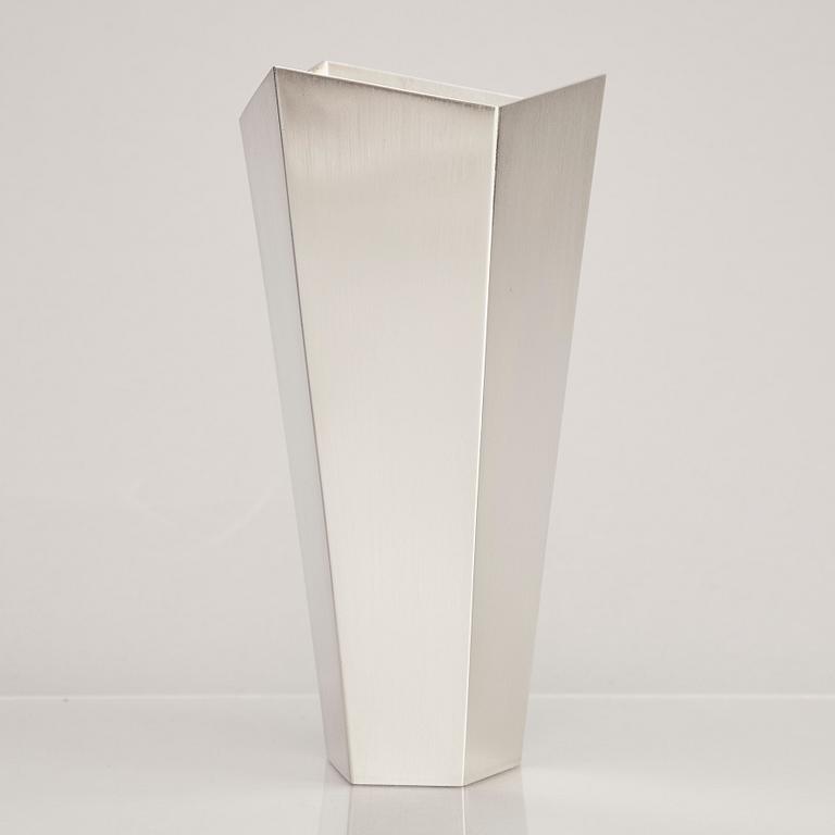 A sterling silver vase, mark of Rolf Lindståhl, Stockholm 2011.